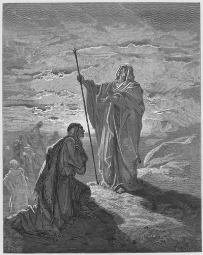 Samuel Blessing Saul by Gustave Dore